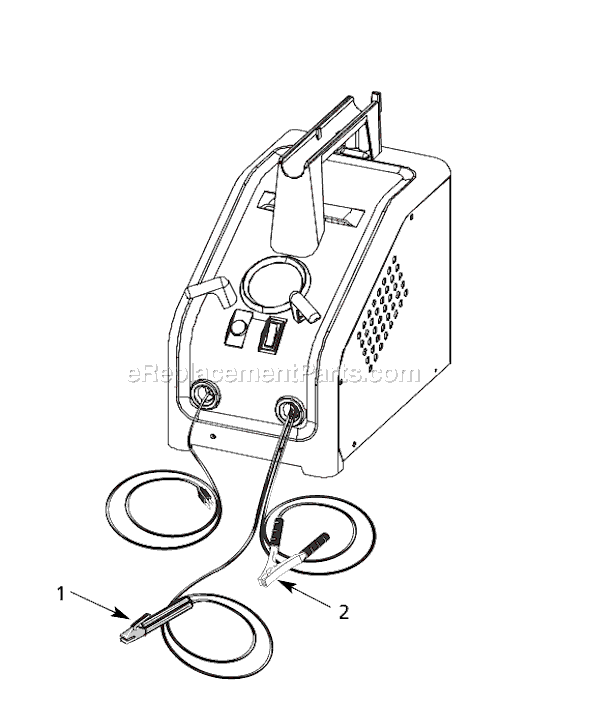 Page A Diagram and Parts List for WS0973 58-8023-2 Campbell Hausfeld Welder